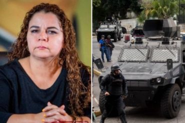 ¡AY, POR FAVOR! Iris Varela cataloga enfrentamiento en la Cota 905 como “una puesta en escena”