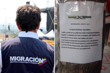 ¡ATENCIÓN! Migración Colombia condenó amenazas contra venezolanos en Bucaramanga (+Comunicado)