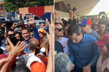 ¡TE LO TRAEMOS! Juan Guaidó realiza un recorrido con la gente por el Mercado Libre de Maracay este #31Ago (+Fotos +Videos)