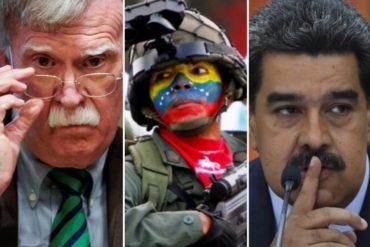 ¡AY, NICO! Bolton asegura que la “mayoría” de los militares en Venezuela “está abrumadoramente en contra de Maduro” (+Video)