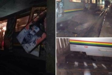 ¡ENTÉRESE! Fueron 8 las personas lesionadas tras descarrilarse tren en el Metro de Caracas