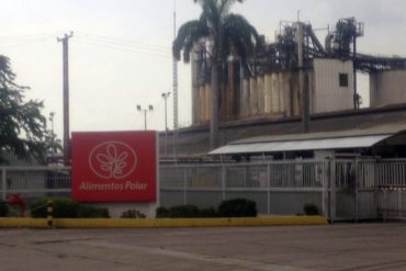 ¡EXIGEN SU LIBERACIÓN! Alimentos Polar denuncia la detención “arbitraria” de 4 trabajadores de su planta de enlatados