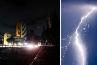 ¡SE LO CONTAMOS! Un rayo provocó fallas eléctricas en la Gran Caracas y varios estados del país (Aragua, Carabobo, Yaracuy, entre otros)