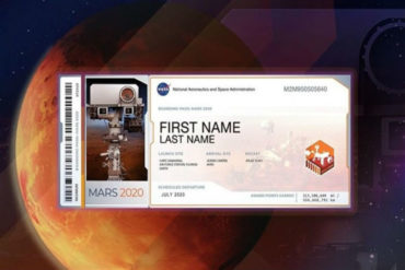 ¡CURIOSO! La campaña de la Nasa para enviar a Marte millones de tarjetas de embarque