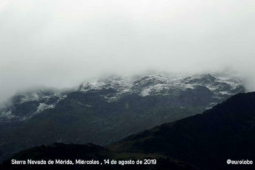 ¡HERMOSO! La Sierra Nevada de Mérida amaneció de blanco este #14ago (+Fotos)