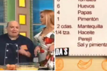 ¡LO HICIERON DE NUEVO! El horror ortográfico que se escapó en Portada’s durante la sección de cocina (+Video)