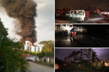 ¡EN RUINAS! Así quedó la planta de llenado de Pdvsa Gas en Ocumare del Tuy tras la explosión (+Fotos)