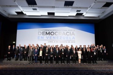 ¡CONOZCA! La foto oficial de la Conferencia por la Democracia en Venezuela en Perú (+no le gustará a Maduro)