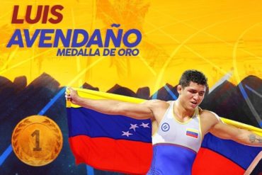 ¡OTRA DORADA! Luis Avendaño se trajo la cuarta de oro para Venezuela en los Panamericanos