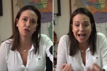 ¡SIN MIEDO! María Corina Machado: El régimen no va a soltar el poder, hay que arrebatárselo (+Video)