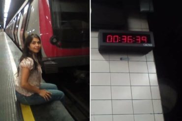 ¡TERRIBLE! Usuarios pasaron la noche encerrados en el Metro de Caracas: «El frío era bestial»