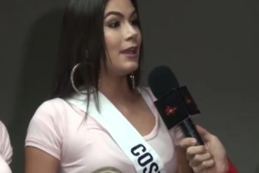 ¡ENTÉRATE! Miss Earth Costa Oriental admitió su palabrota y dijo lo que haría para responder a las críticas negativas (+Video)