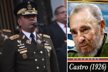 ¡LO ESTALLARON! La dedicatoria de Vladimir Padrino López a Fidel Castro que causó furor en las redes: “Jala, pero no te guindes” (+Reacciones)