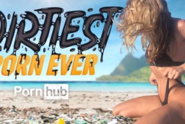 ¡INSÓLITO! Pornhub anunció la «película más sucia» de su historia: donará las ganancias a una causa ecológica (+Video)