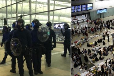 ¡ENTÉRATE! El porqué se intensificaron las protestas en el aeropuerto de Hong Kong (+Fotos +Videos)