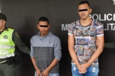 ¡BOCHORNOSO! Detienen a 2 “robacarros” venezolanos en Cúcuta: Uno de ellos tiene circular de la Interpol