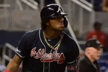 ¡GRANDE! Pelotero venezolano Ronald Acuña Jr. alcanzó esta cifra de jonrones en la MLB: «Fue algo así como 10 juegos sin un cuadrangular, pero eso no me importó» (+Video)