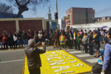 ¡VEA! El noble gesto de los migrantes venezolanos en el aniversario de la ciudad de Tacna en Perú