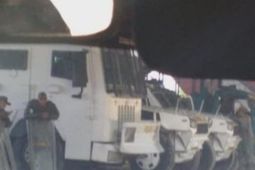 ¡ATENCIÓN! Reportan tanquetas de la GNB en el distribuidor San Blas en Carabobo