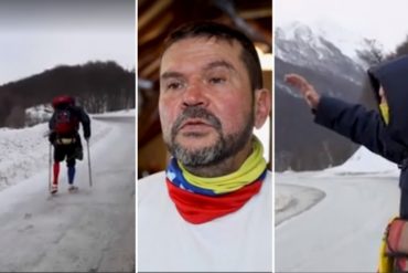 ¡INCREÍBLE! Conoce la historia del venezolano que llegó al “fin del mundo” en una sola pierna (+Video)