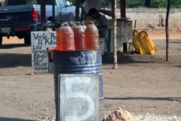 ¡SE PRENDIÓ! Ciudadanos se enfrentaron a militares y colectivos armados por un camión de combustible