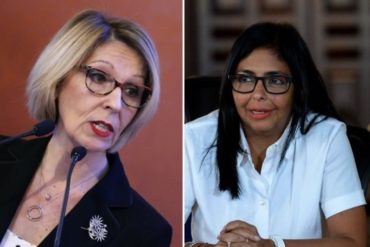 ¡DE FRENTE! Beatriz Becerra le dio hasta con el tobo a Delcy Rodríguez sobre el supuesto buque “retenido” en Panamá