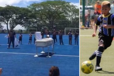 ¡EMOTIVO! El homenaje que dedicaron los Mineros de Guayana al niño futbolista asesinado (+Video)