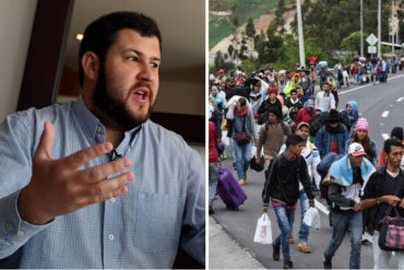 ¡ATENCIÓN! Smolansky denuncia que la crisis de refugiados venezolanos es la segunda más grande del mundo