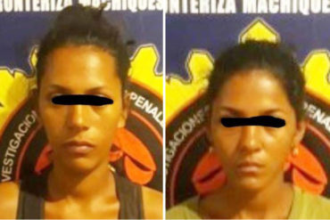 ¡GRAVE! Capturan en Zulia a 2 hermanas por disparar a un joven con una escopeta y huir