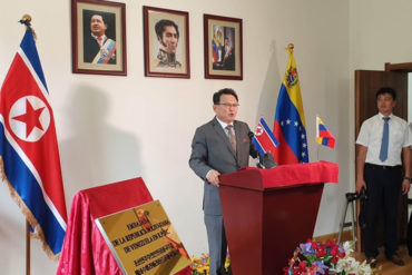 ¡VAYA, VAYA! El régimen de Nicolás Maduro inauguró la embajada de Venezuela en Corea del Norte (+Fotos)