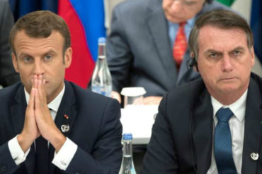 ¡AUCH! Macron acusa a Bolsonaro de “mentir” sobre compromisos medioambientales y no apoyará el acuerdo UE-Mercosur