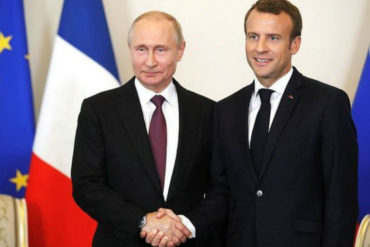 ¡IMPORTANTE! Macron y Putin se ven las caras para hablar de Venezuela