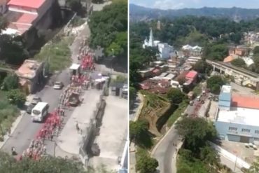 ¡BOCHORNOSO! Los “4 pelagatos” que asistieron a la marcha chavista para rechazar las sanciones de EEUU (+Video)