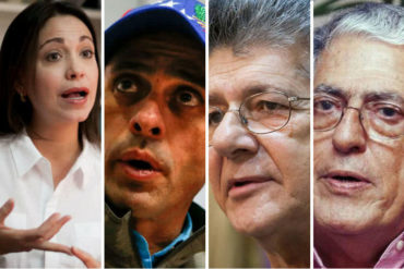 ¡AGARREN! Lo que dijo María Corina cuando le preguntaron por Capriles, Poleo y Ramos Allup (+Video)