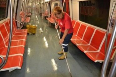 ¡AY, POR FAVOR! En el Metro de Caracas AL FIN limpiaron los trenes y lo presumieron en las redes