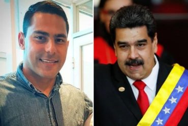 ¡VERGONZOSO! Mister Venezuela chavista le muestra su lealtad a Maduro en “marcha contra Trump” (+Video +Por favor)