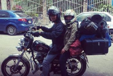 ¡QUÉ AVENTURA! De Turmero a la Patagonia: así fue la travesía en moto de una pareja de venezolanos