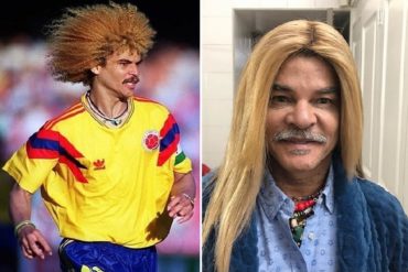 ¡MIRA! El “keratinazo” que se lanzó el Pibe Valderrama y con el que alisó sorprendentemente su cabellera (+Foto +Video)