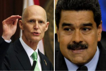 ¡FRONTAL! Rick Scott afirma que seguirá apoyando a Venezuela: «Maduro es un matón, asesino y dictador que debe salir del poder»