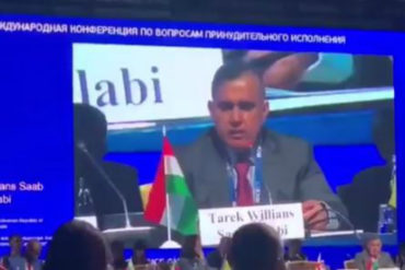 ¡VEA! Tarek William Saab se encuentra en Moscú hablando “maravillas” del régimen en la “defensa del debido proceso” (+Video)