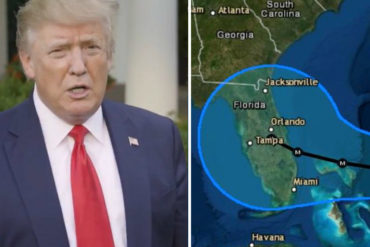 ¡ALERTA! Trump declaró estado de emergencia en Florida por inminente llegada del huracán Dorian: «Podría ser un monstruo absoluto» (+Video)
