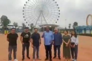 ¡AY, POR FAVOR! García Carneiro viajó a China para comprar una rueda de la fortuna que instalará en cinta costera de La Guaira (+Video)