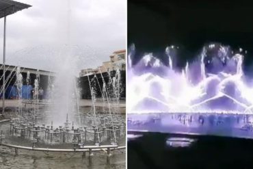 ¡QUE LOCURA! La insólita compra de García Carneiro en plena crisis de servicios públicos: Una fuente de agua danzante (+Fotos +Video)