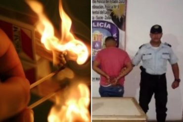 ¡DANTESCO! En Zulia hombre borracho intentó quemar la casa con su madre adentro