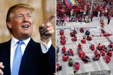 ¡AY, POR FAVOR! El ridiculísimo mensaje del chavismo contra el imperio que partirá de la risa a Donald Trump (+Foto)