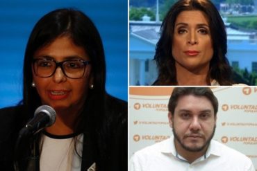 ¿DE VERDAD? Delcy Rodríguez difunde presunta conversación entre Vanessa Neumann y Manuel Avendaño sobre Guyana (+Audio)