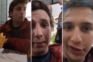 ¡INSÓLITO! Lo que comió este youtuber venezolano en un día con solo 5 dólares (+Video)