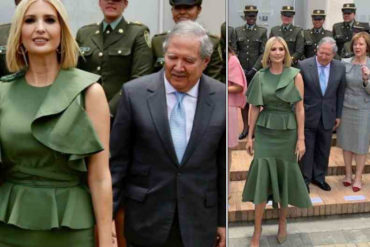 ¡NO SE  LO PIERDA! Ministro colombiano se defiende y asegura que no se estaba “buceando” a Ivanka Trump (+Las confusas imágenes)