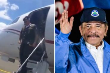 ¿QUÉ SE TRAE ENTRE MANOS? Padrino López aterrizó en Nicaragua para ofrecer «apoyo» a Ortega (+Video)