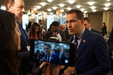 ¡DICE ÉL! Jorge Arreaza: No sé cuál discurso es más vergonzoso, si el de Bolsonaro o el de Duque (+Video)